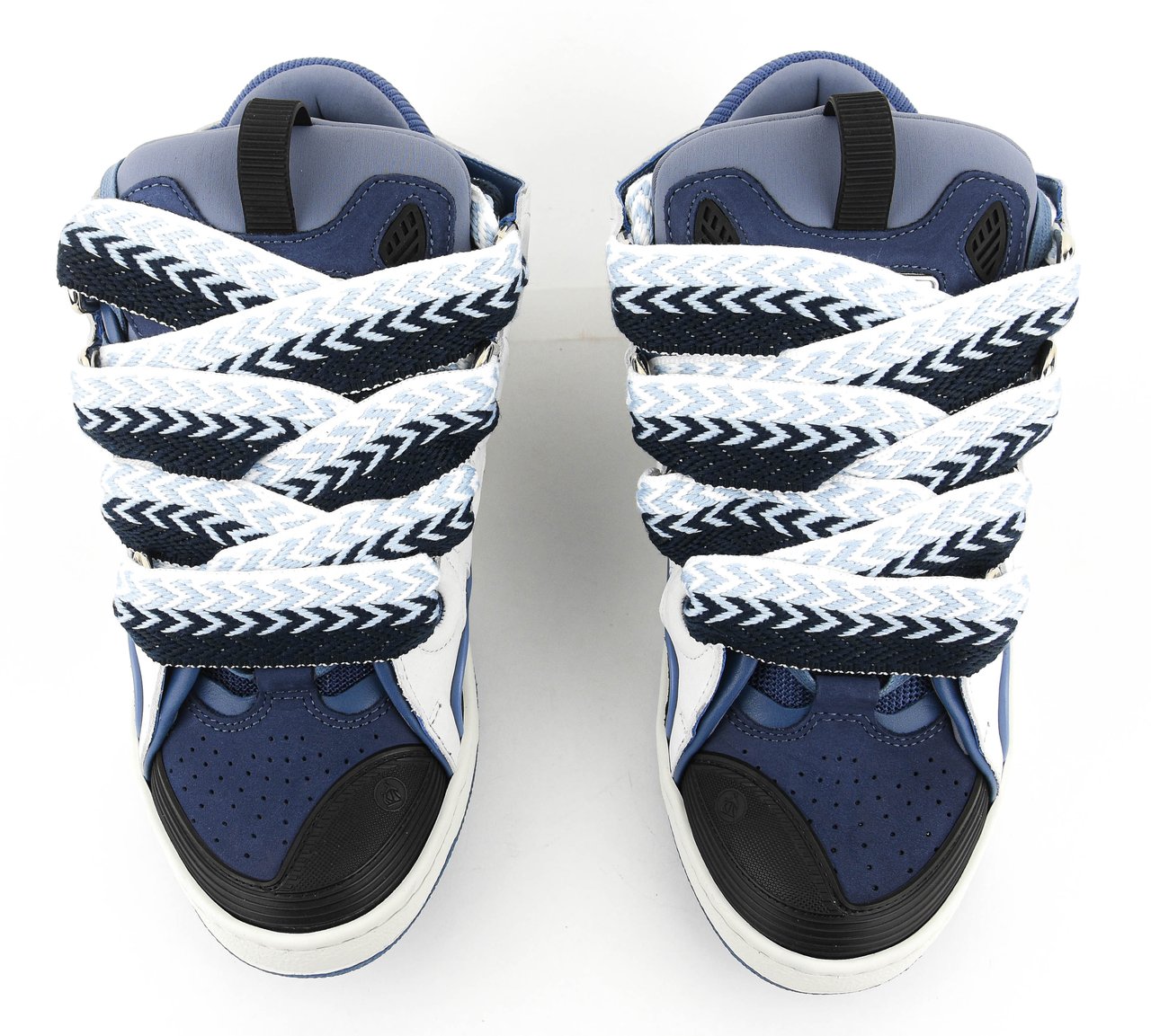 Lanvin Curb Sneaker Blue Noir Blue Blauw