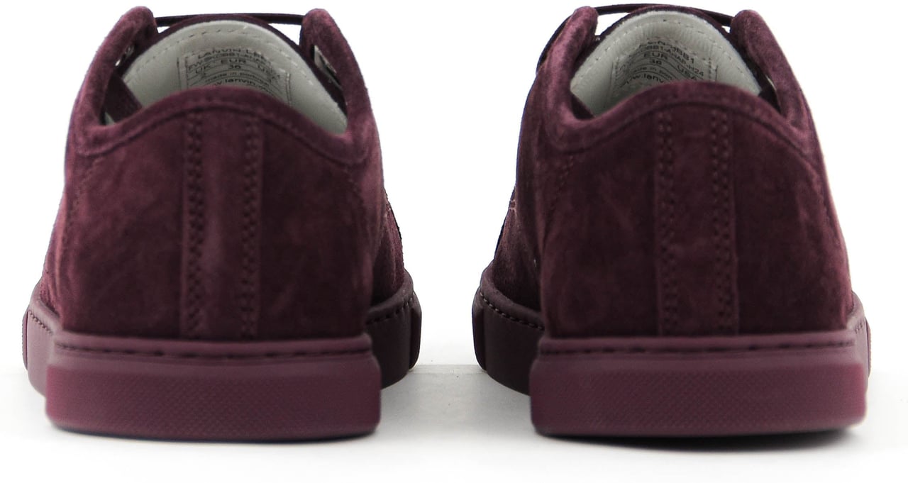 Lanvin Dbb1 Sneaker Bordeaux Rood