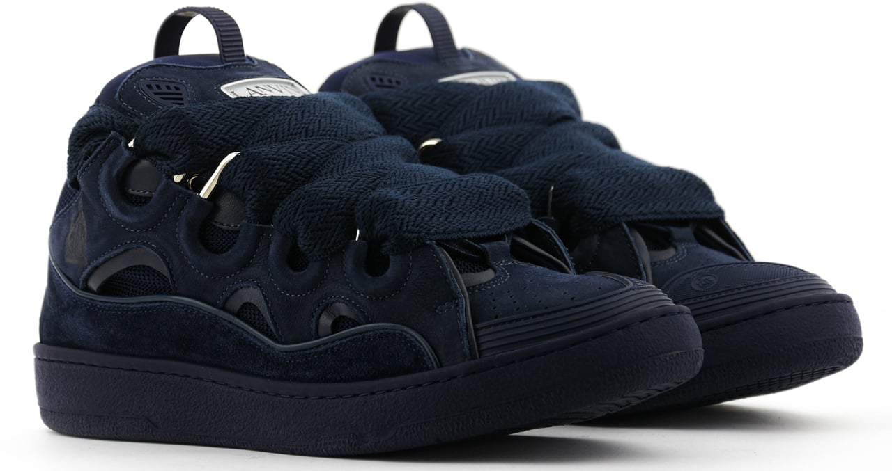 Lanvin Curb Sneaker Blue Blauw