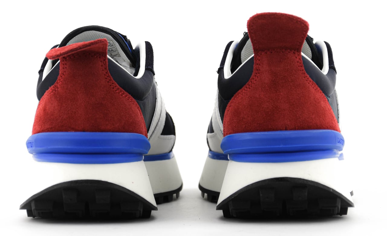Lanvin Bumpr Sneaker White Black Navy Blauw