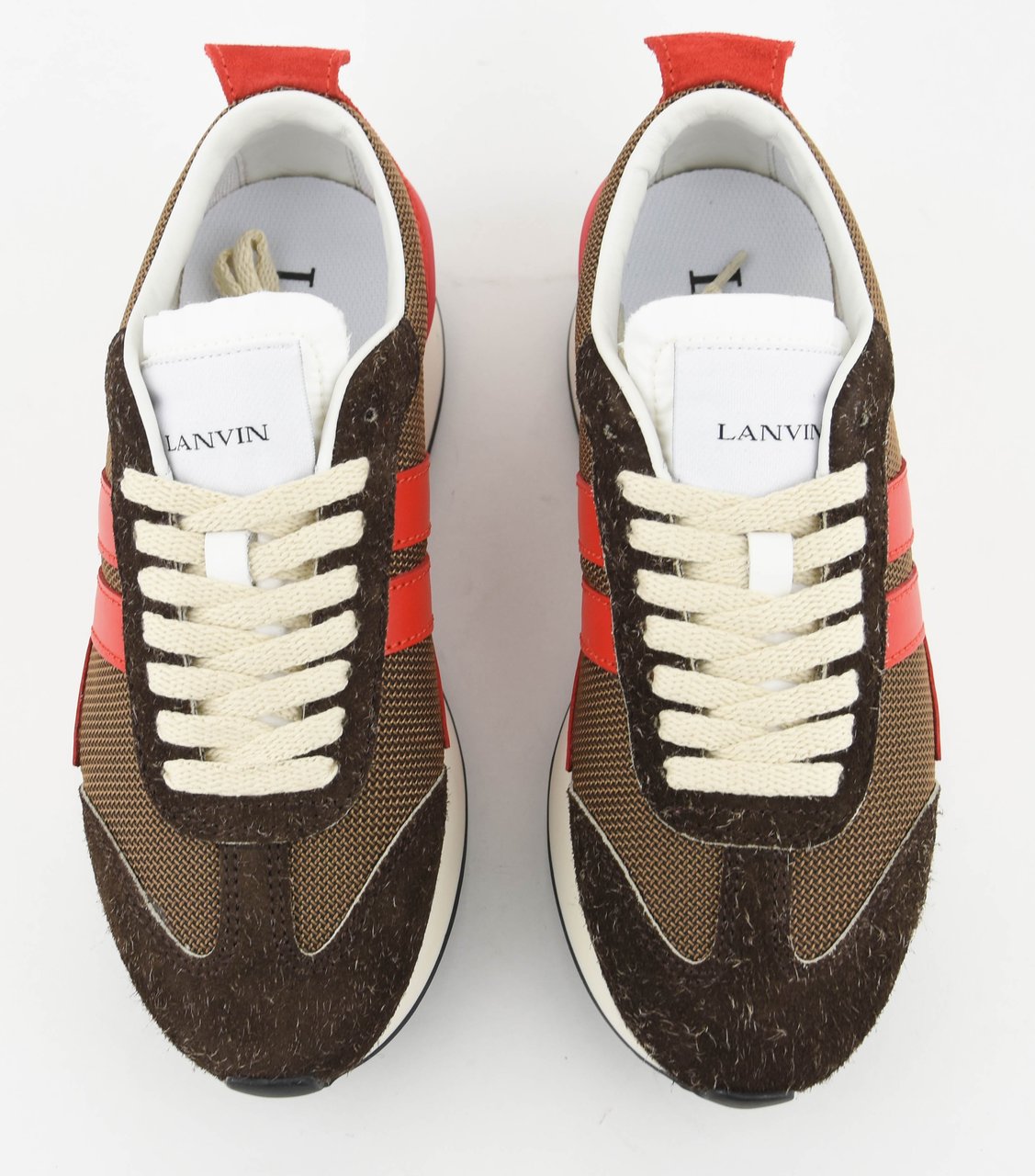 Lanvin Bumpr Sneaker Brown Red Bruin