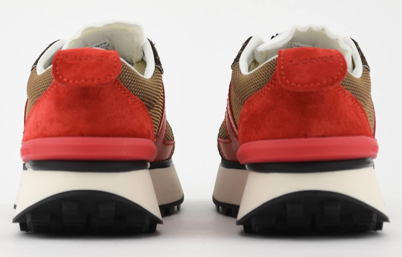 Lanvin Bumpr Sneaker Brown Red Bruin