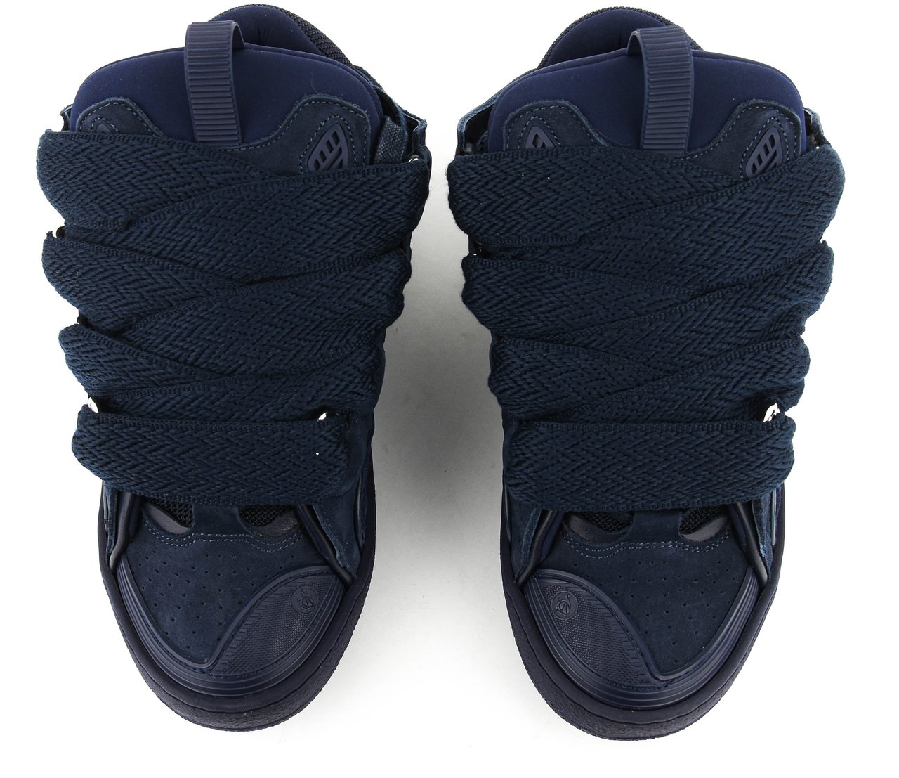 Lanvin Curb Sneaker Navy Blauw