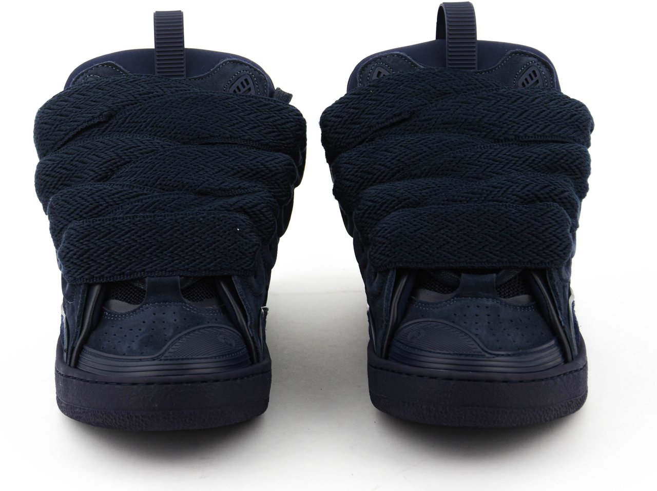 Lanvin Curb Sneaker Navy Blauw