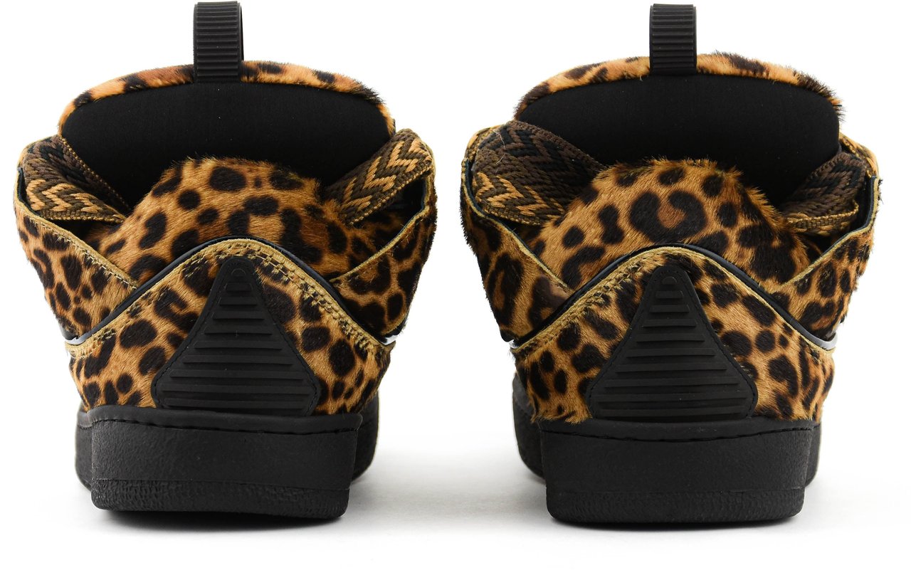 Lanvin Curb Sneaker Leopard Divers