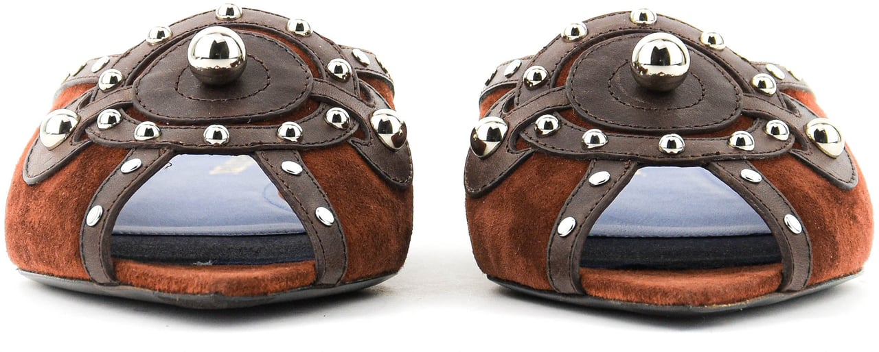 Lanvin Eclipse Flat Mule Bruin