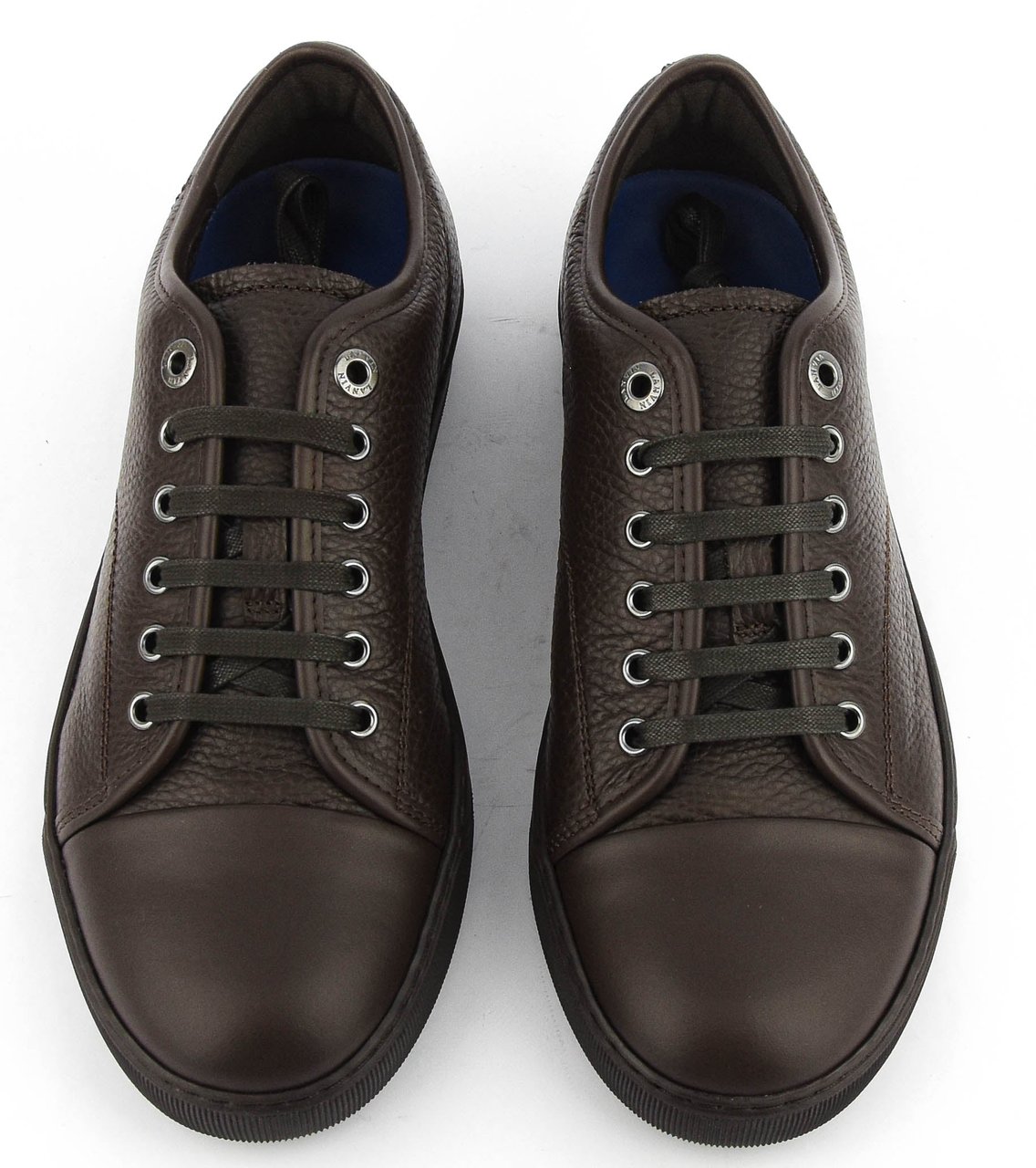 Lanvin Dbb1 Sneaker Brown Leather Bruin