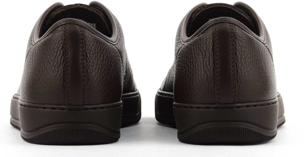 Lanvin Dbb1 Sneaker Brown Leather Bruin