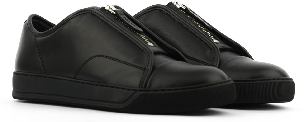 Lanvin Dbb1 Sneaker Black Zip Zwart