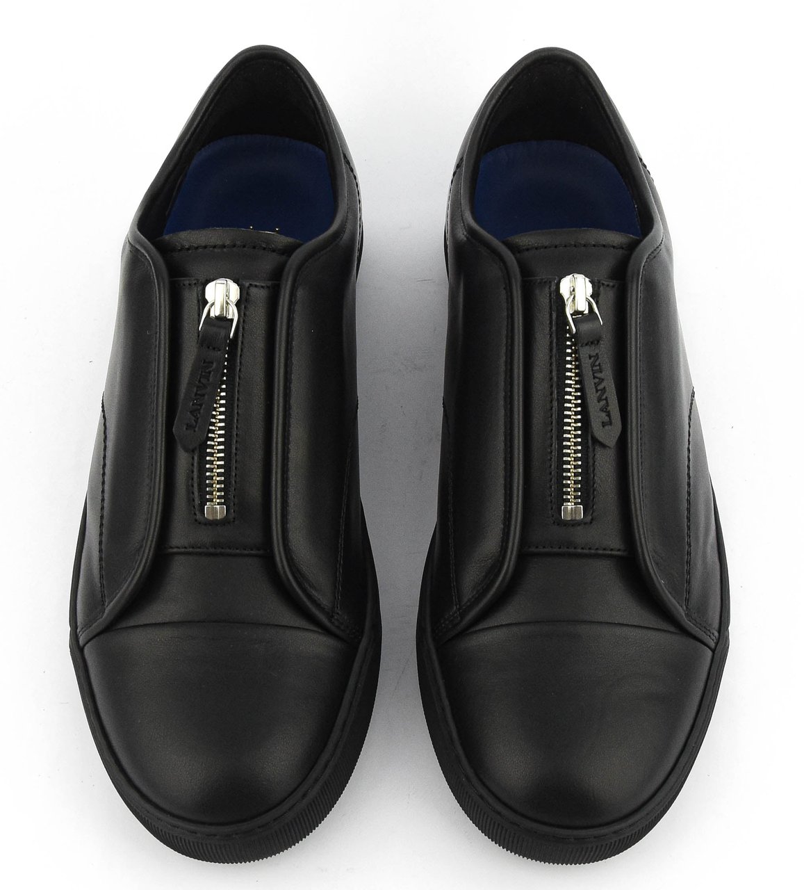 Lanvin Dbb1 Sneaker Black Zip Zwart