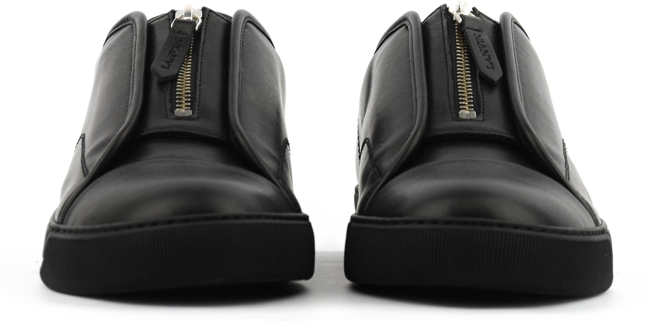 Lanvin Dbb1 Sneaker Black Zip Zwart