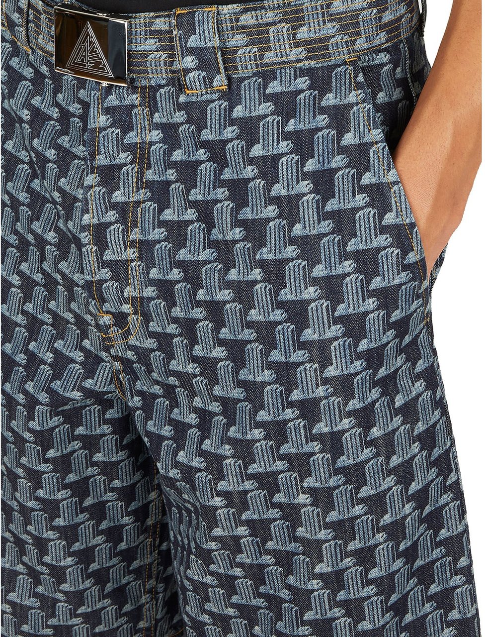 Lanvin Column Monogram Shorts Divers