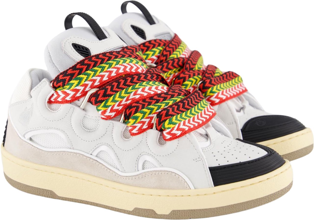 Lanvin Heren Curb Sneakers Wit