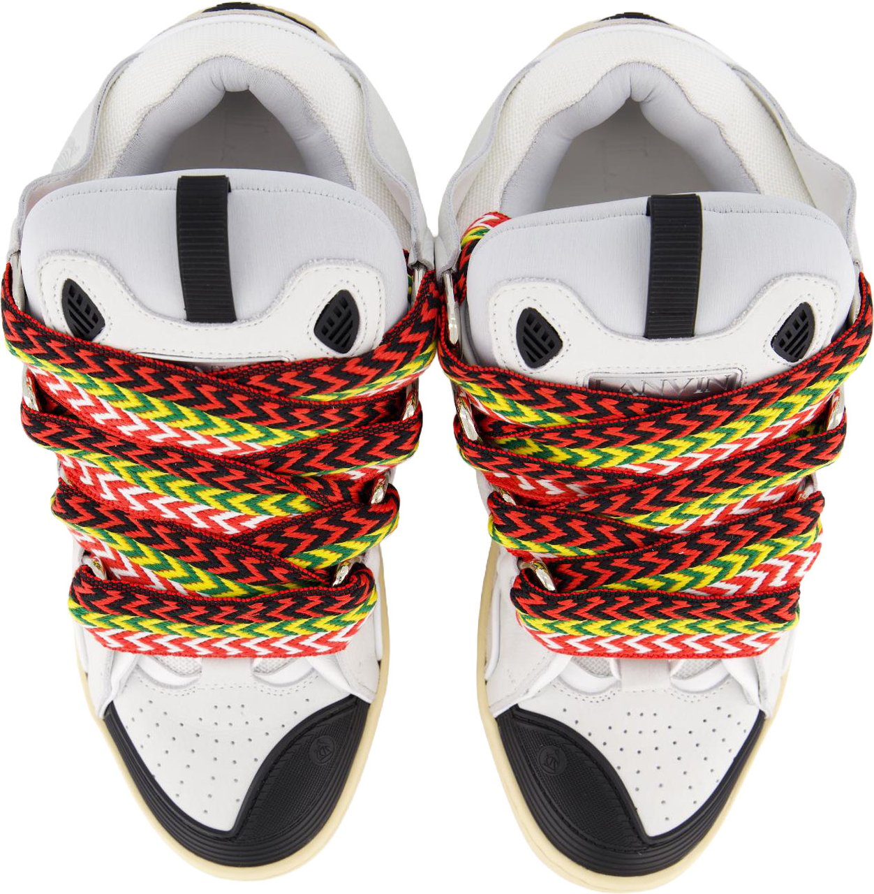 Lanvin Heren Curb Sneakers Wit