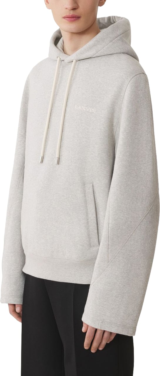 Lanvin Light Grey Hoodie Sweater Grijs