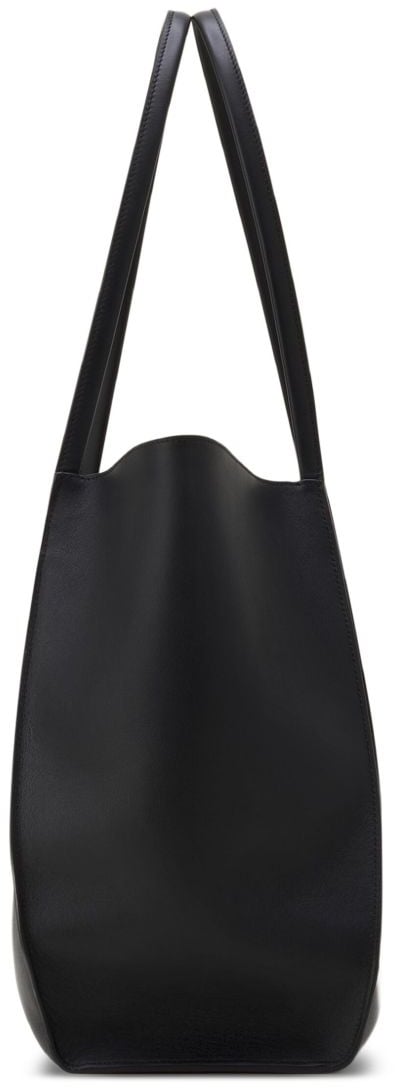 Lanvin Structured Leather Tote Bag Zwart