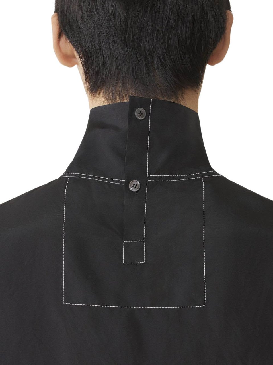 Lanvin Loose Fit High Collar Sweater Zwart
