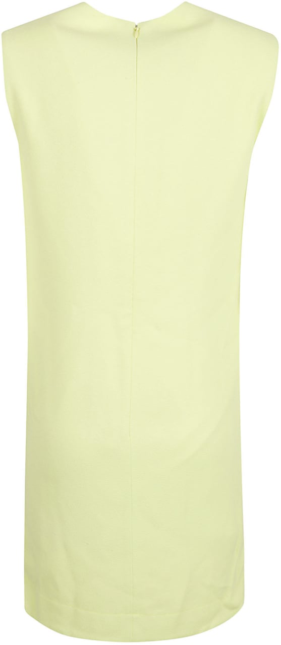 Lanvin Flowing Yellow Dress with Elegant Draping Neutraal