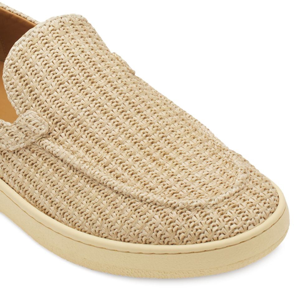 Lanvin Woven Texture Loafers Neutraal
