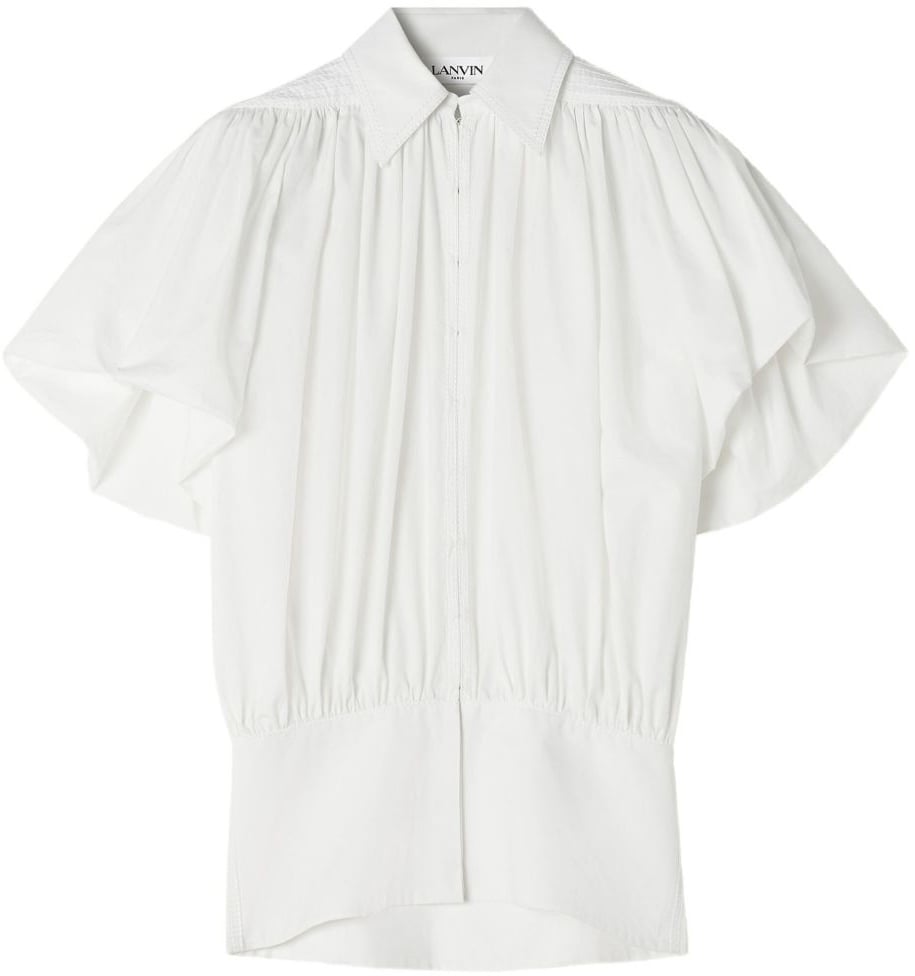 Lanvin White Cotton Top Wit