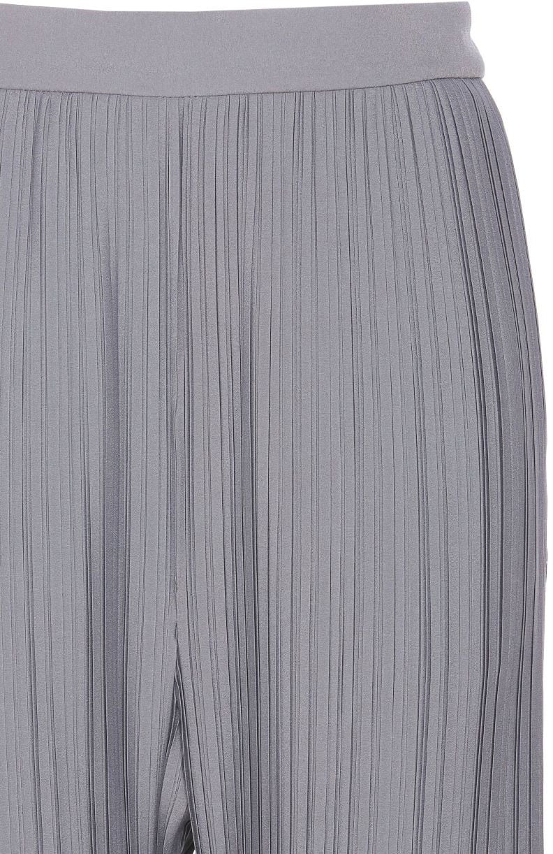 Lanvin High-Waisted Straight Leg Trousers Grijs
