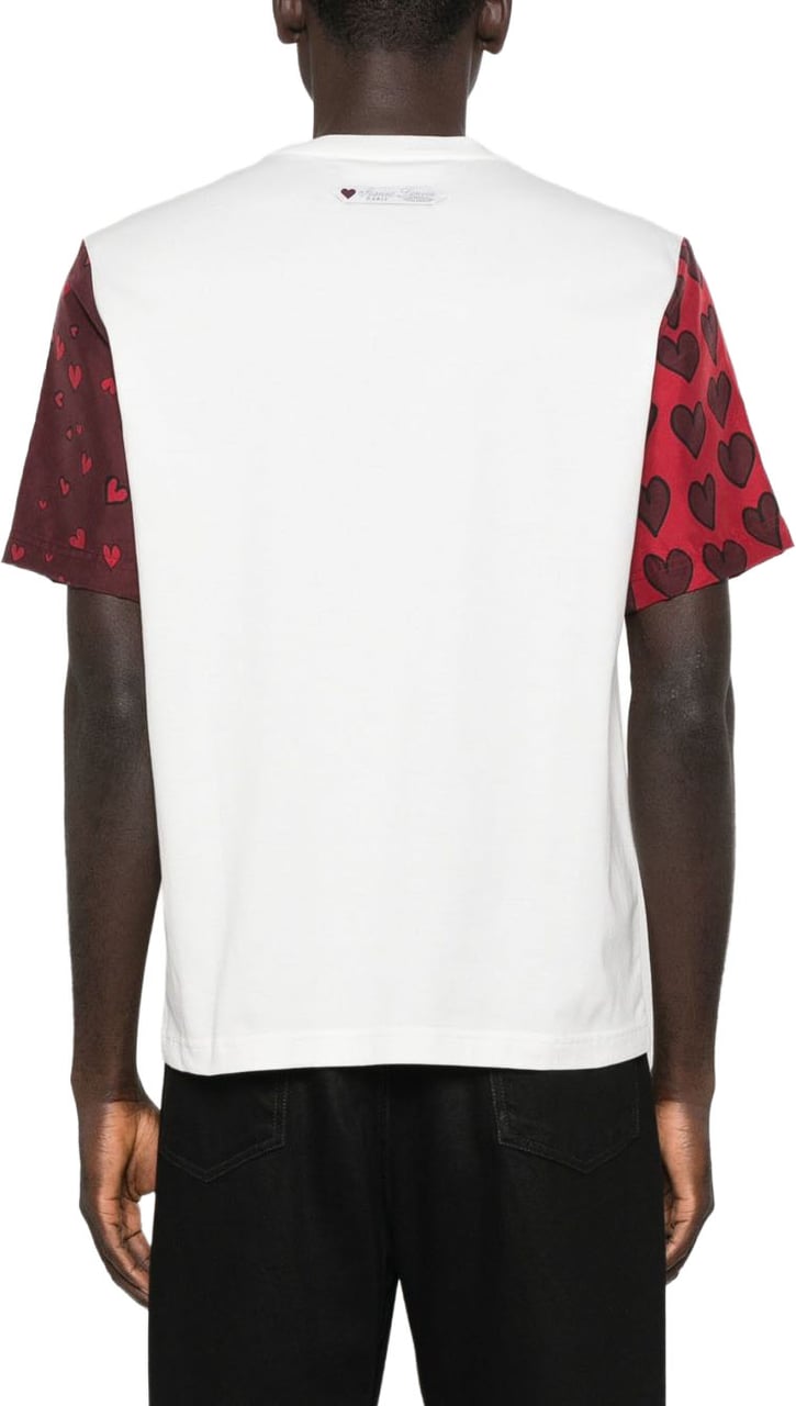 Lanvin Short-Sleeved Crew Neck T-Shirt Wit