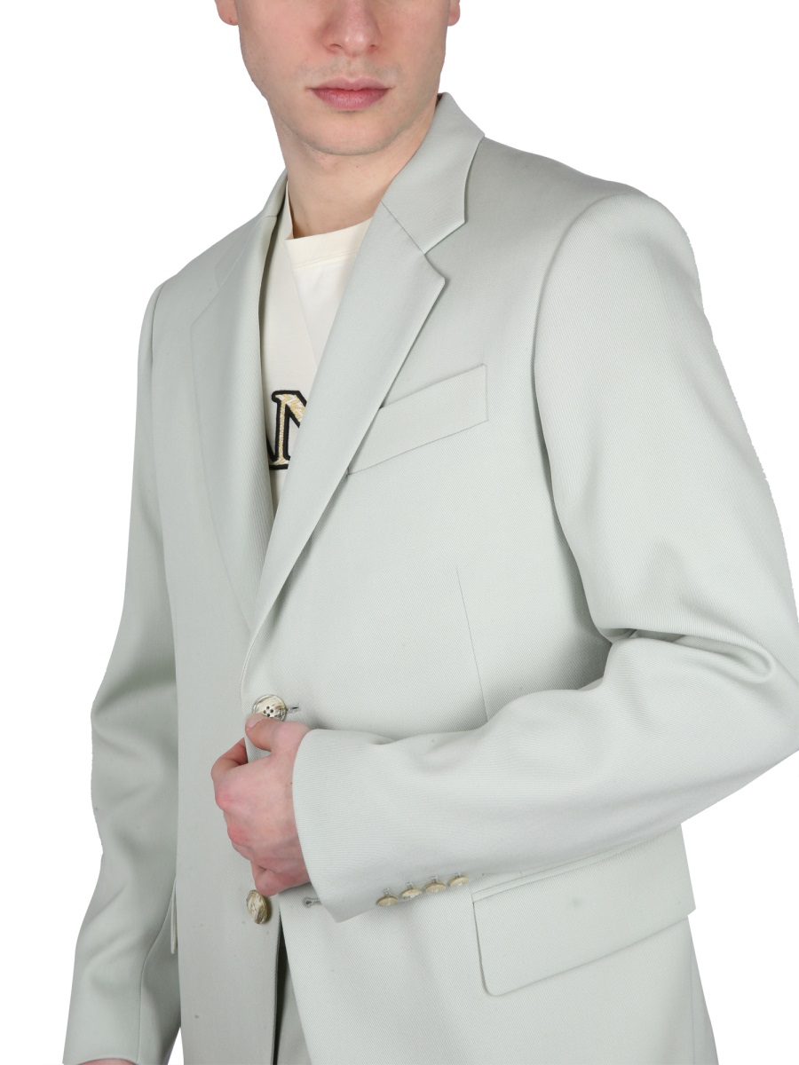 Lanvin SINGLE-BREASTED BOXY JACKET Groen