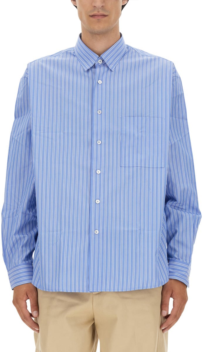 Lanvin OVERSIZE FIT SHIRT Blauw