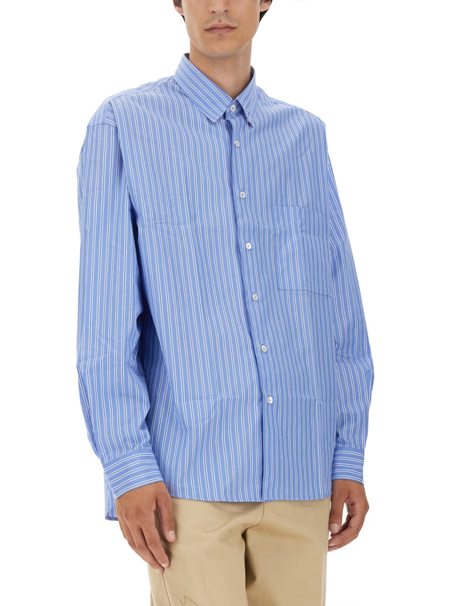 Lanvin OVERSIZE FIT SHIRT Blauw