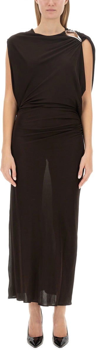 Lanvin DRAPED DRESS Bruin