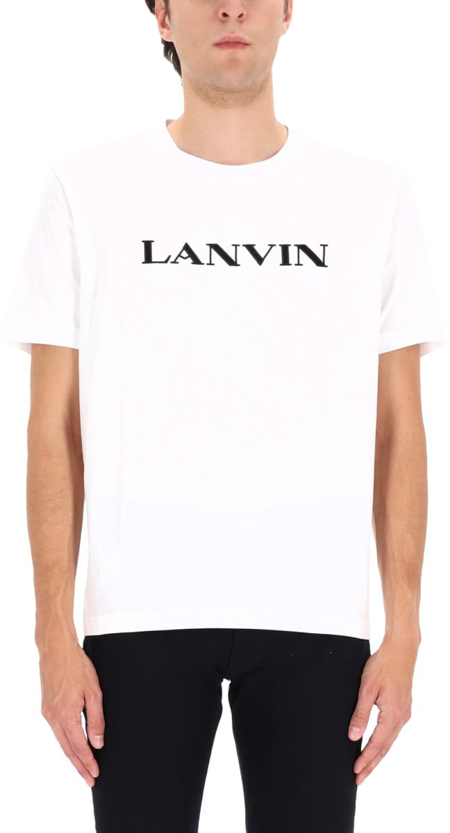 Lanvin T-SHIRT WITH LOGO Wit