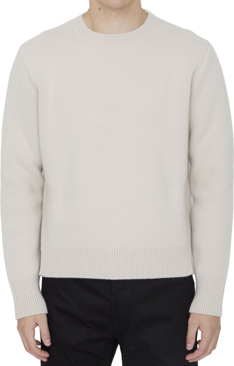 Lanvin Wool and cashmere sweater Beige