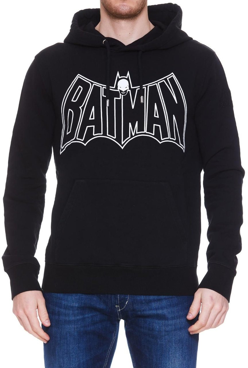 Lanvin Batman Hooded Sweatshirt Zwart