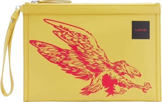 Lanvin Lanvin Men'S Walletsmen'S Wallets Yellow Geel