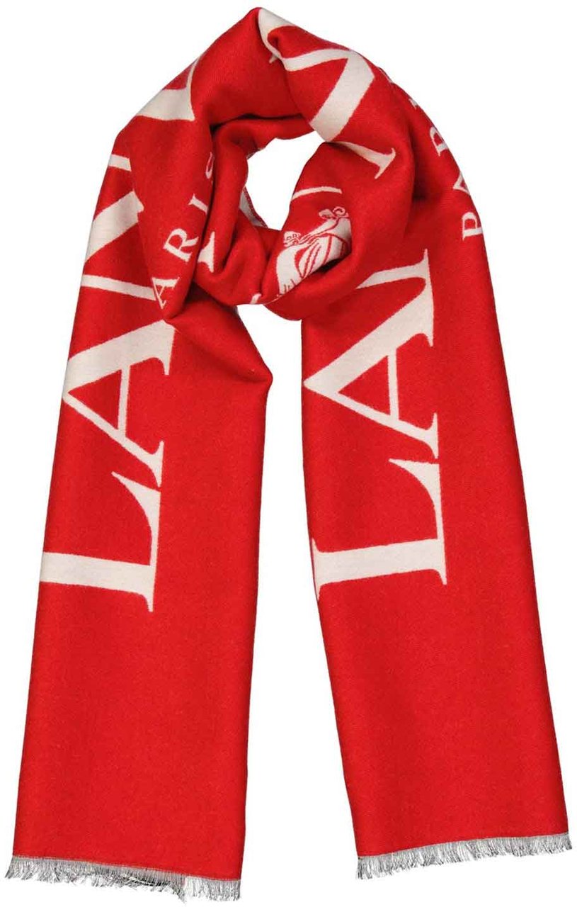 Lanvin Lanvin Wool And Silk Scarf Rood