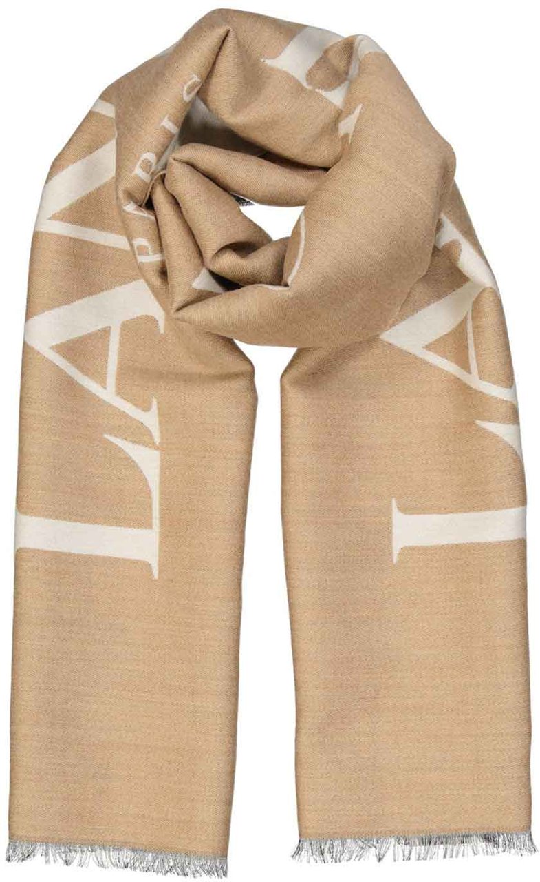 Lanvin Lanvin Wool And Silk Scarf Grijs
