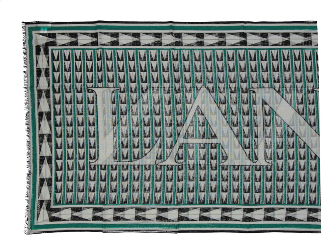 Lanvin Lanvin Wool Scarf Groen