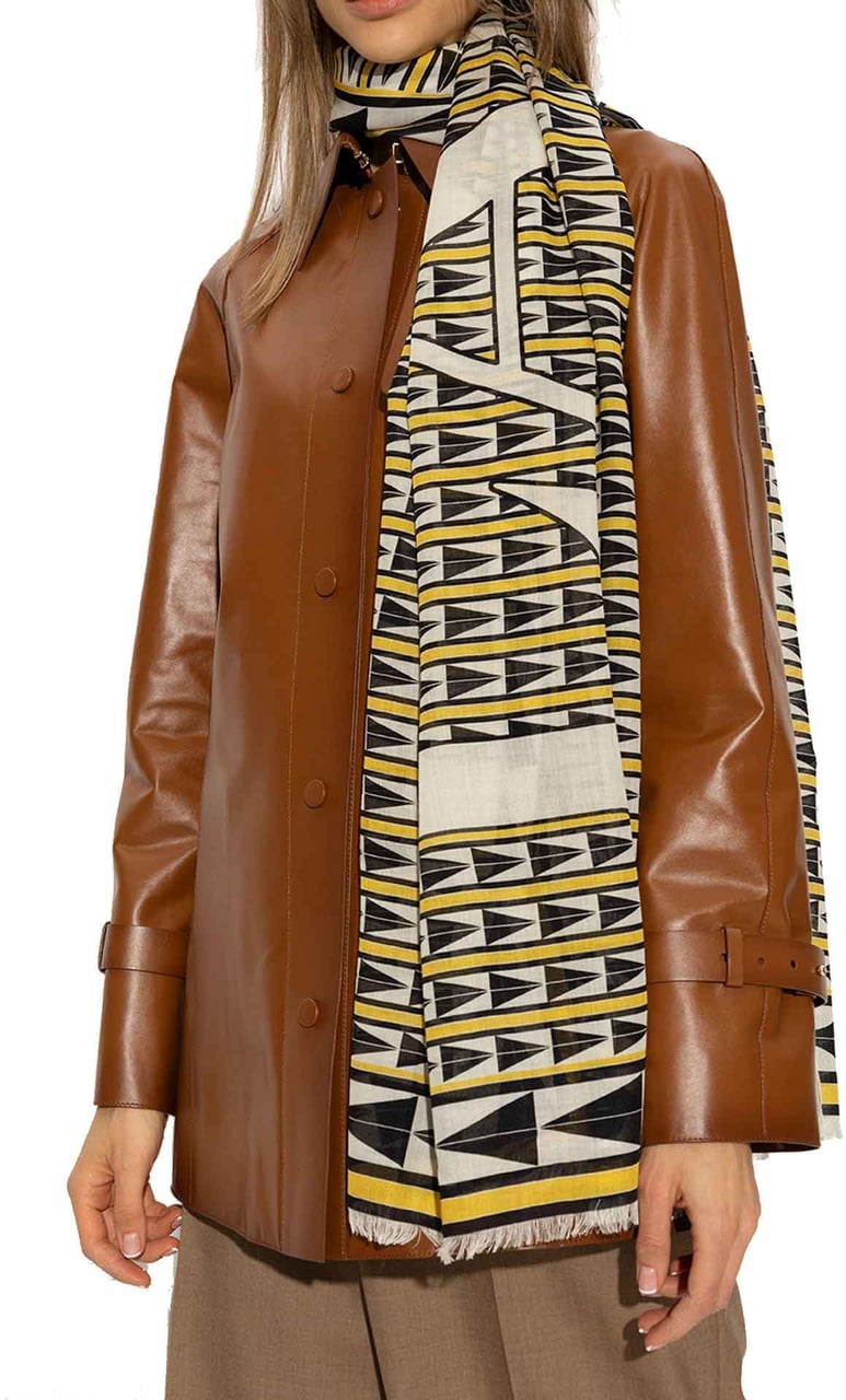 Lanvin Lanvin Wool Scarf Geel