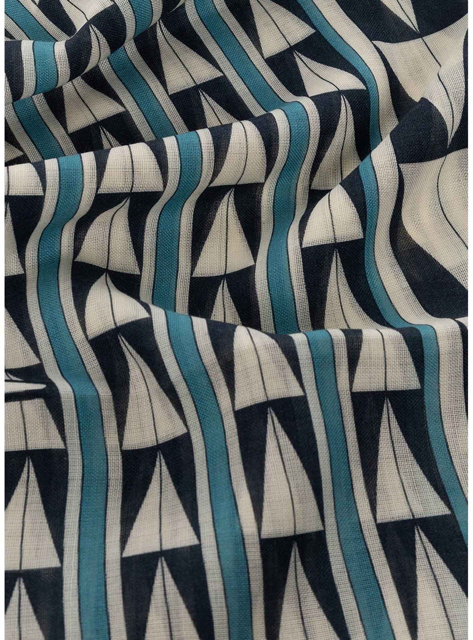 Lanvin Lanvin Wool Scarf Blauw
