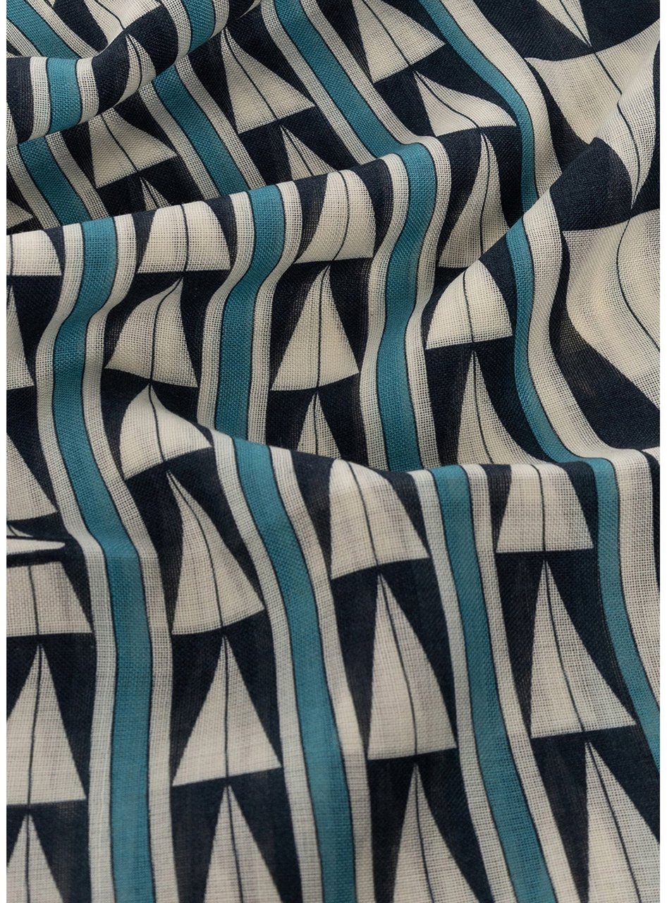 Lanvin Wool Scarf Blauw