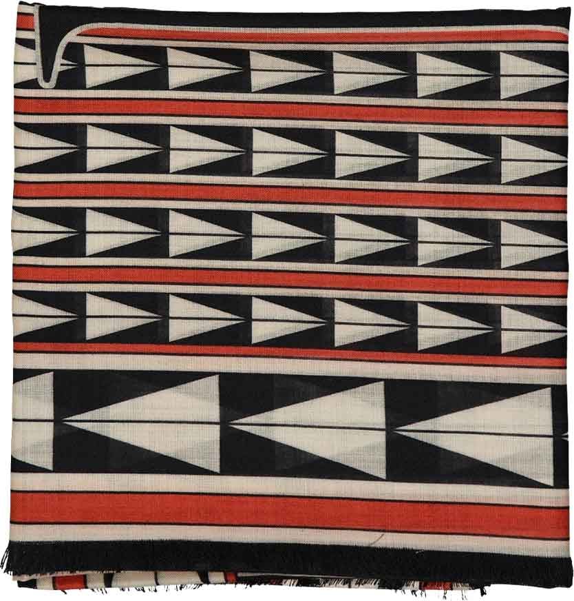 Lanvin Wool Scarf Zwart