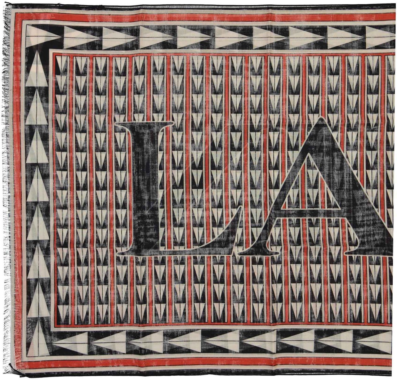 Lanvin Lanvin Wool Scarf Zwart