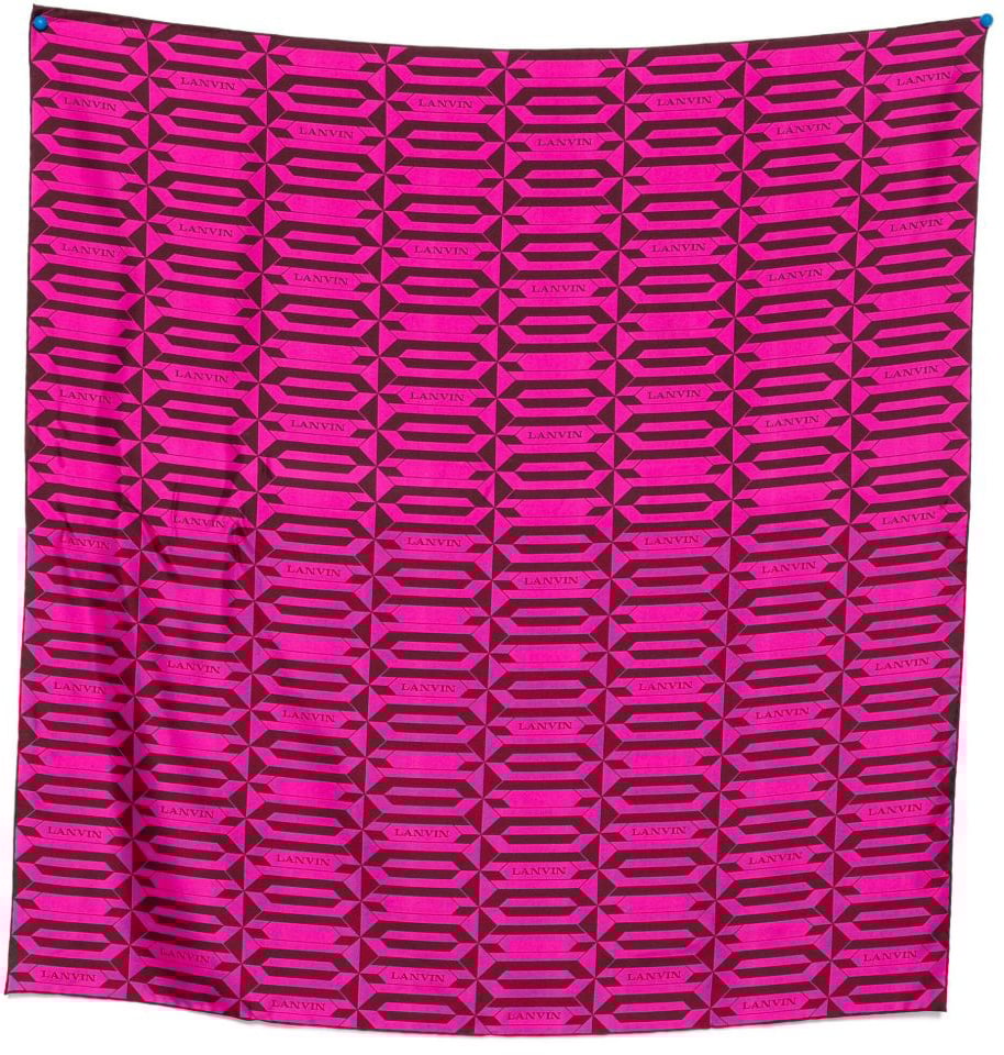 Lanvin Scarfs Fuchia Bordeaux Roze