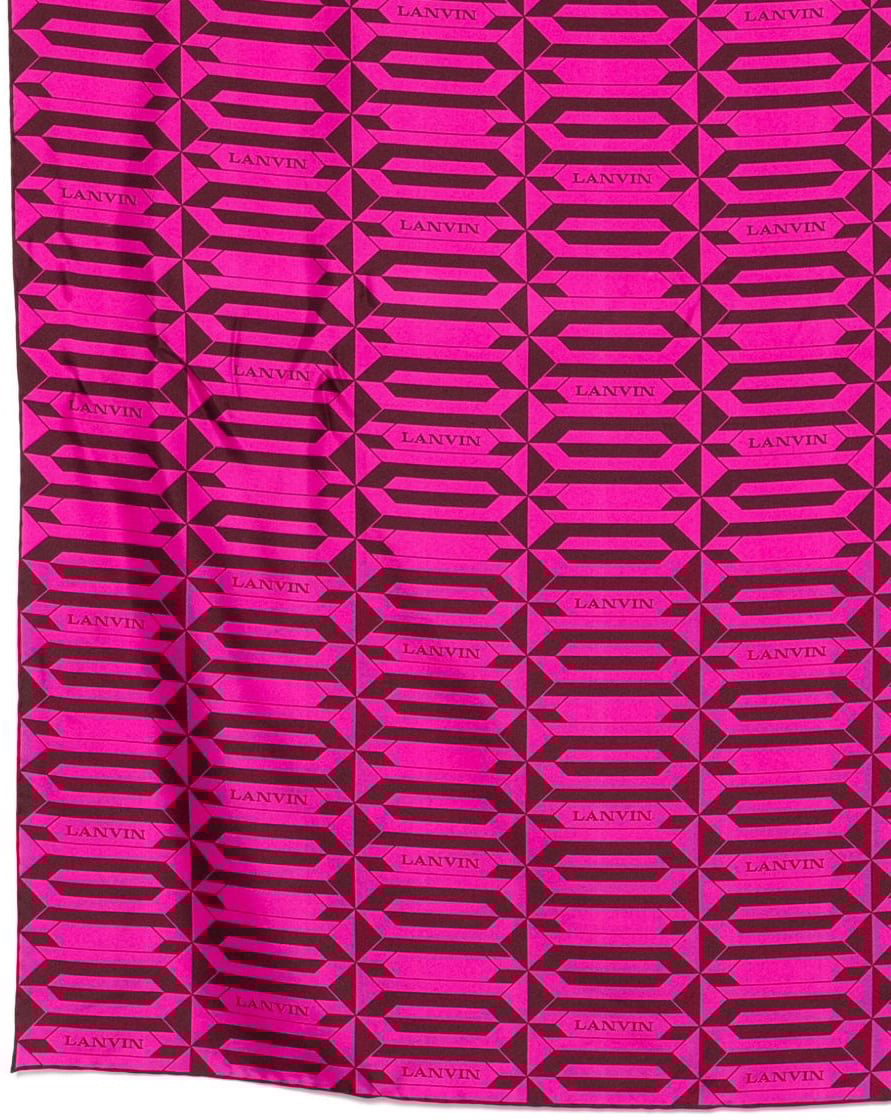 Lanvin Scarfs Fuchia Bordeaux Roze