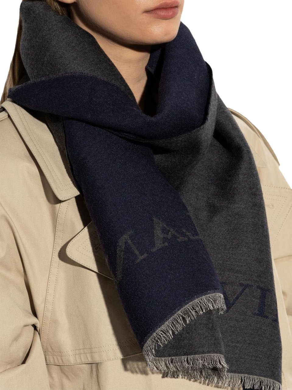 Lanvin Scarfs Black Zwart
