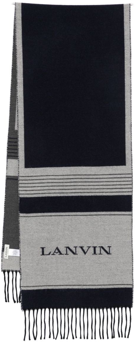 Lanvin Scarfs Blue Blauw
