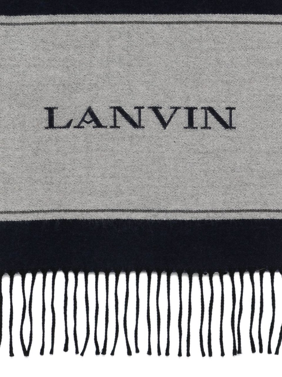 Lanvin Scarfs Blue Lichtgrijs