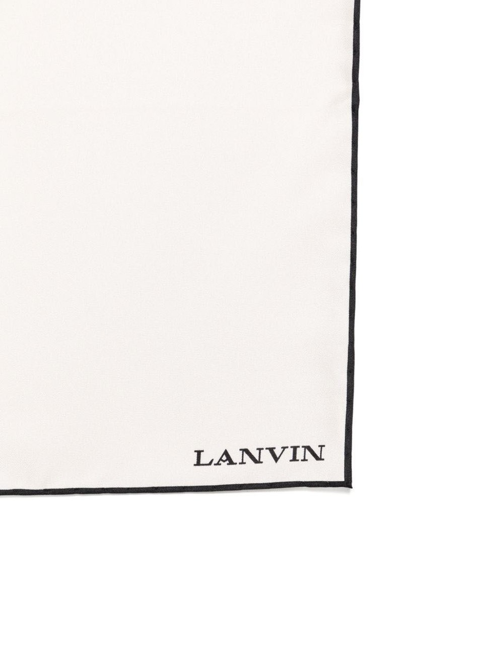 Lanvin Scarfs Ivoire Noir Zwart