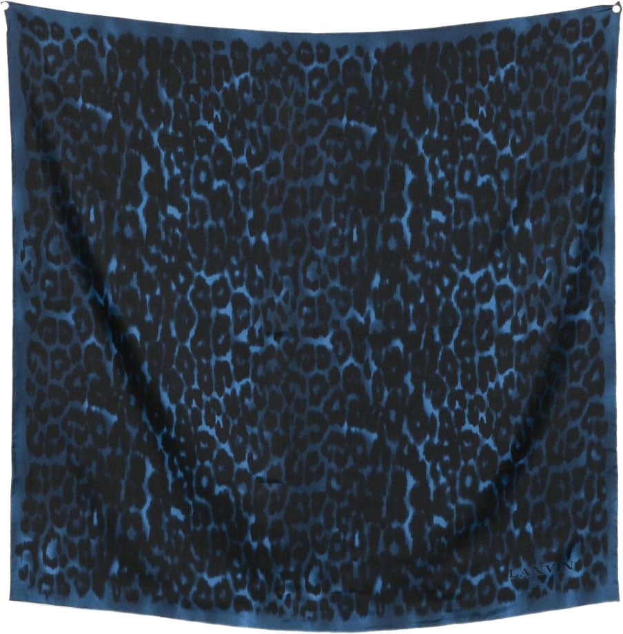 Lanvin Scarfs Blue Navy
