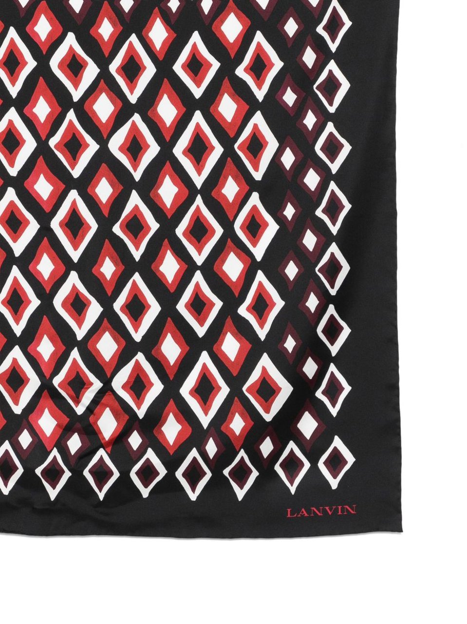 Lanvin Scarfs Red / Black Zwart